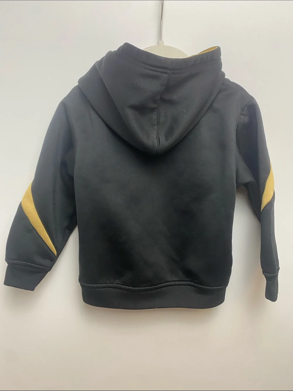 Kids Black and Gold Fleur-de-Lis Hooded Sweatshirt